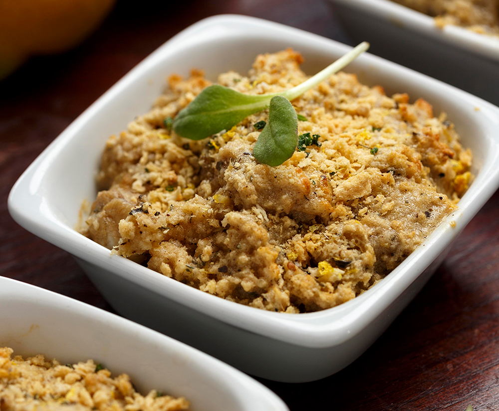 Oyster casserole always makes an appearance at chef Jason Smith’s Christmas brunch. It can be baked family-style in a casserole dish, or in individual servings for an elegant presentation. 