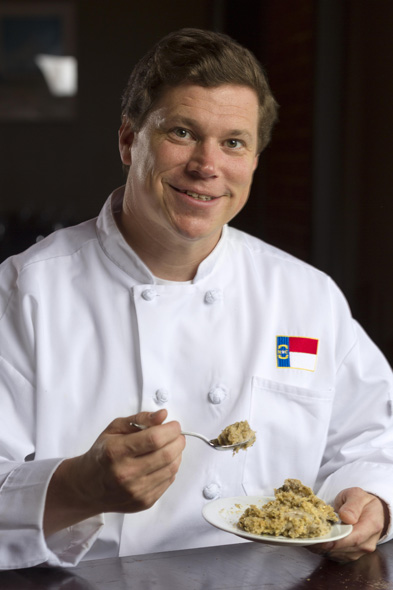 Jason Smith grew up eating oyster casserole, but the chef has tweaked his father’s recipe, using panko bread crumbs instead of the traditional crackers, and adding lemon zest and fresh herbs.