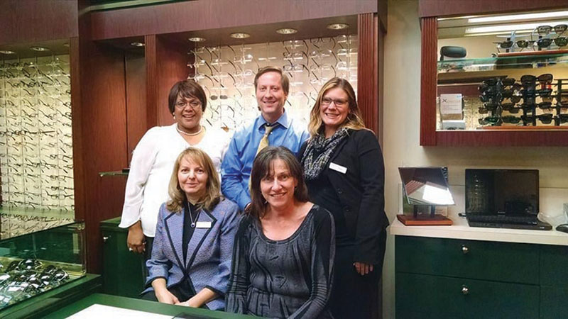 Dr. Ken Rousselo and the staff at Preston Optometry Center. 