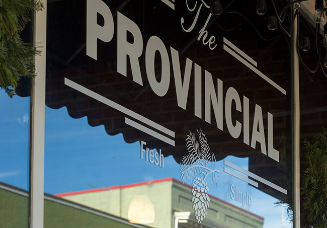 The Provincial has a prime location in a downtown building that’s more than a hundred years old.