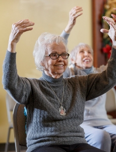 Tillie Hilvar holds a pose during a You Call This Yoga class.