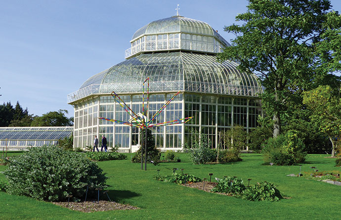 The Palm House at the National Botanic Gardens