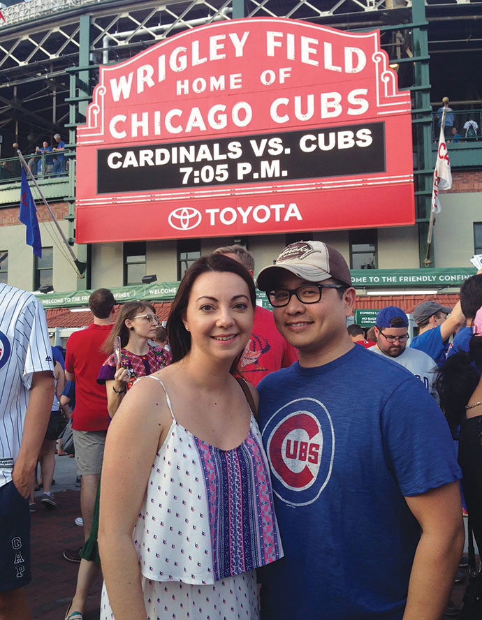 Nicole and Sal Zarate used credit card reward points to buy round-trip flights to Chicago for just $12 each, thanks to guidance from Cary-based company RewardStock.