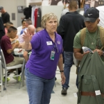 USO volunteer Cathy Sheppard