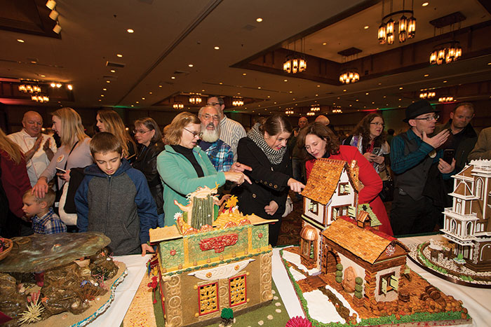 You can view the gingerbread masterpieces — about 150 of them — at Grove Park Inn from Nov. 26 through Jan. 4, even if you’re not a guest at the hotel. 