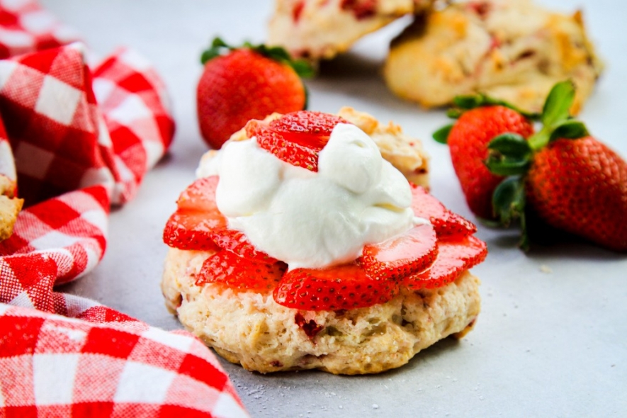 Recipe Sweet Biscuit Strawberry Shortcake Cary Magazine