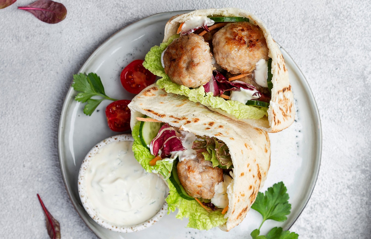 Recipe: Greek Meatballs with Cucumber Yogurt Sauce - Cary Magazine