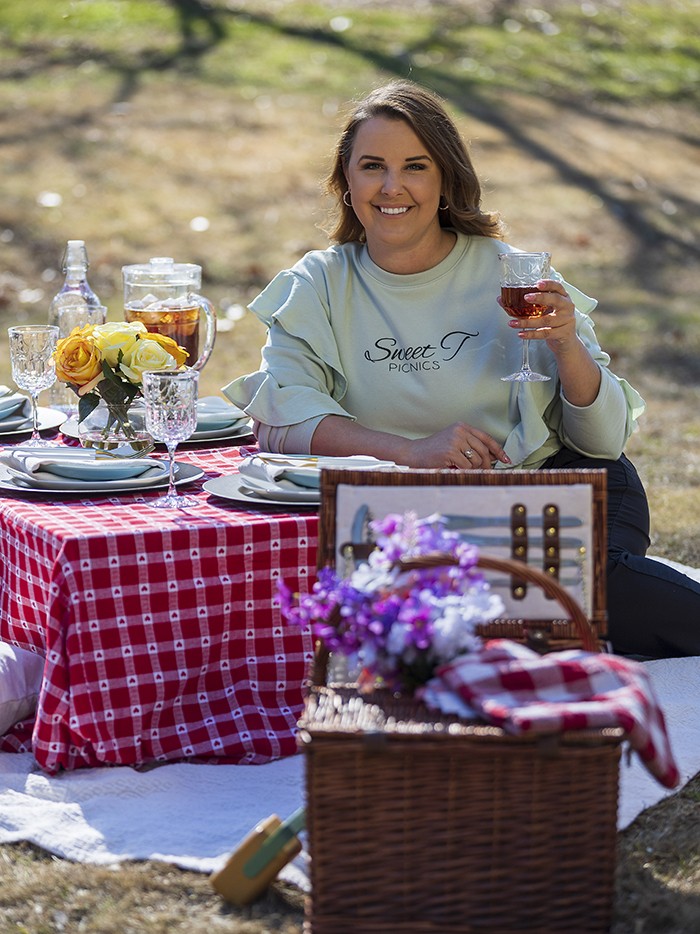 An extremely fine specially commissioned picnic and tea-set for